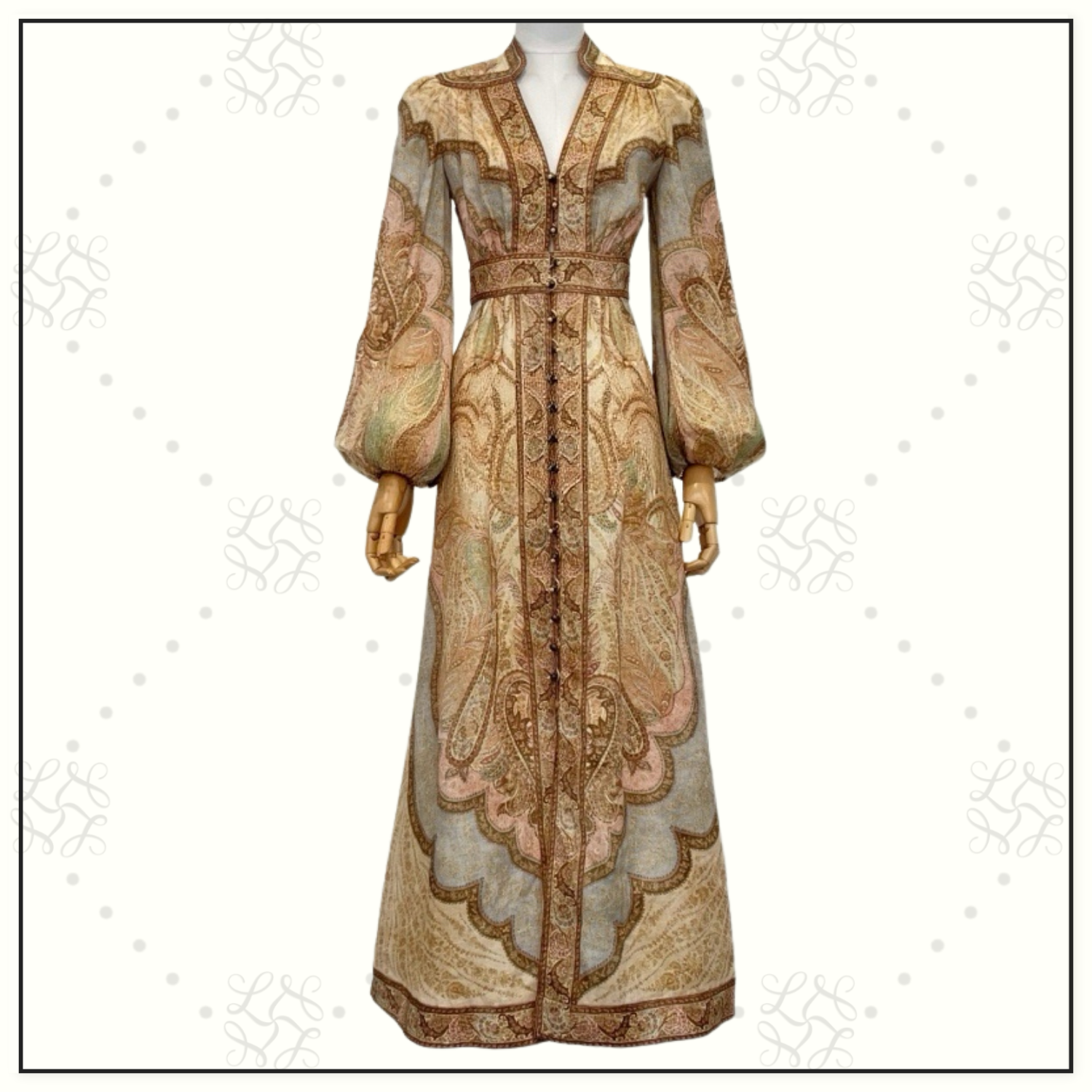 WANDERLUST PLUNGE MIDI DRESS