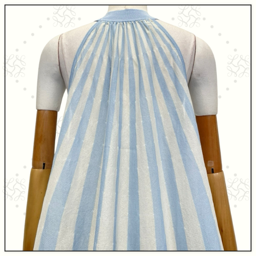 LUCKY CONTRAST STRIPE TOP & MIDI SKIRT