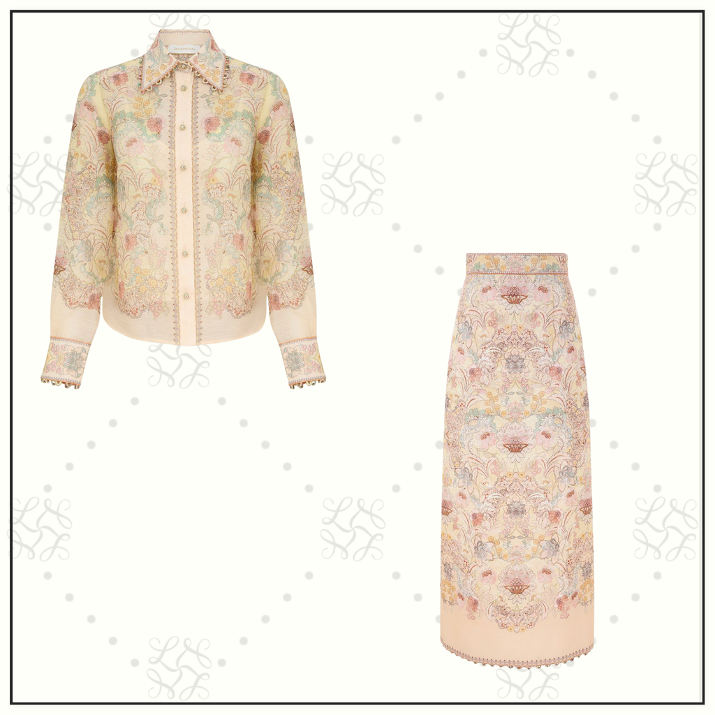 REBELLION BLOUSE & PENCIL SKIRT