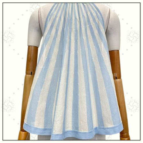 LUCKY CONTRAST STRIPE TOP & MIDI SKIRT