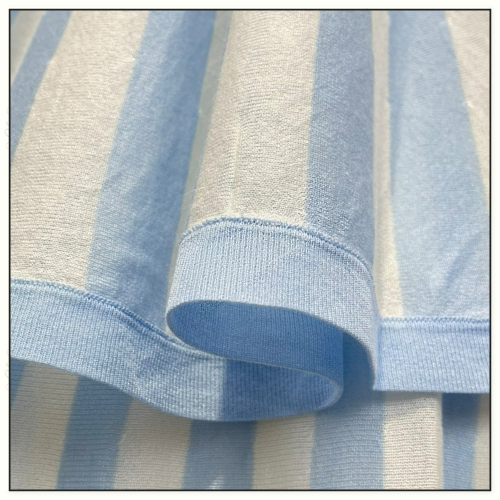 LUCKY CONTRAST STRIPE TOP & MIDI SKIRT