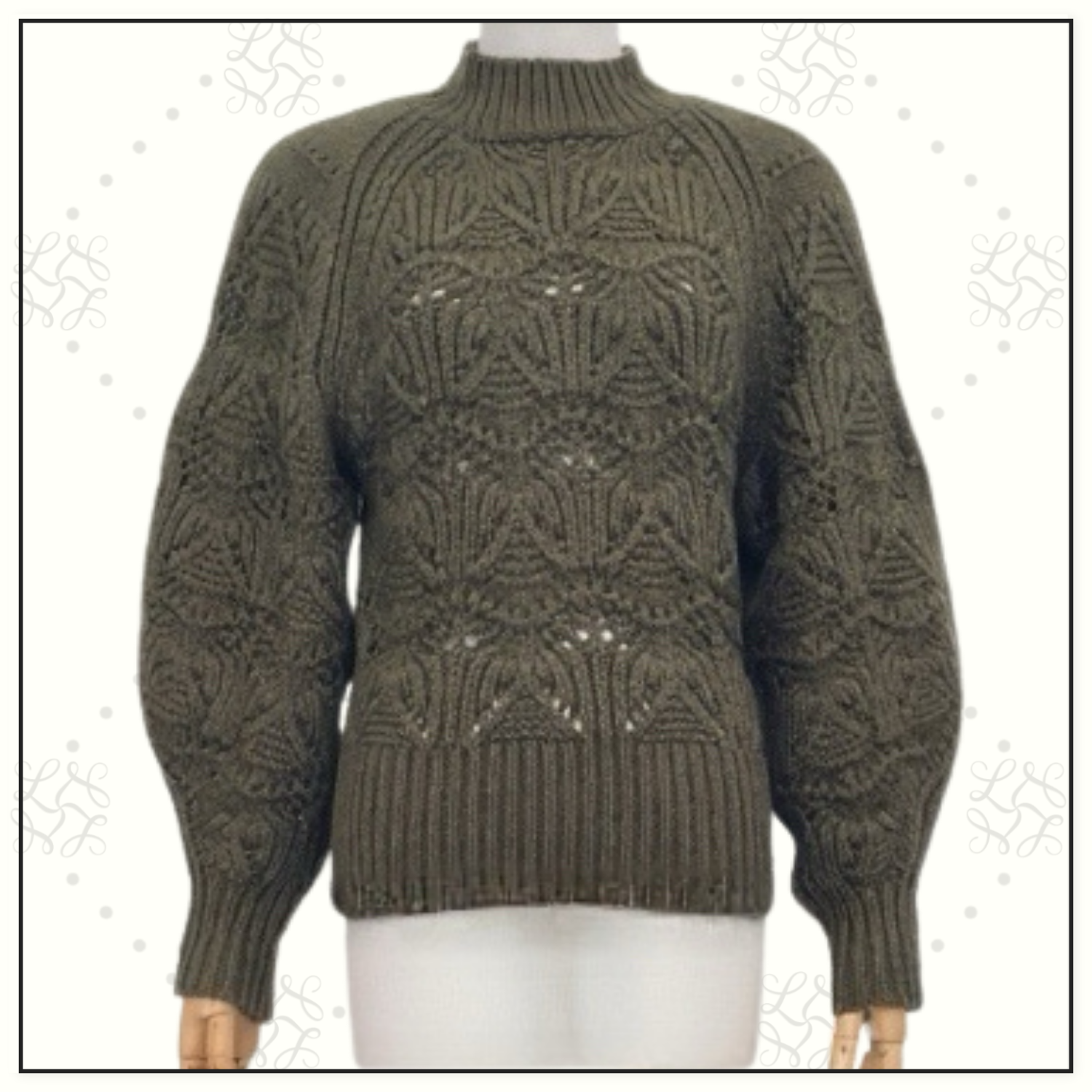 HYPNOTIC WOOL CABLE KNIT SWEATER