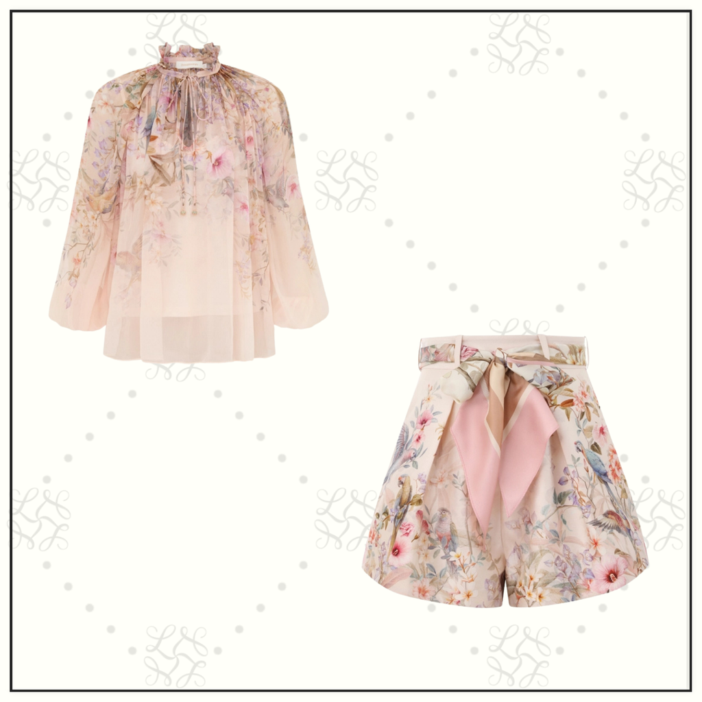 REBELLION BILLOW BLOUSE & SHORTS