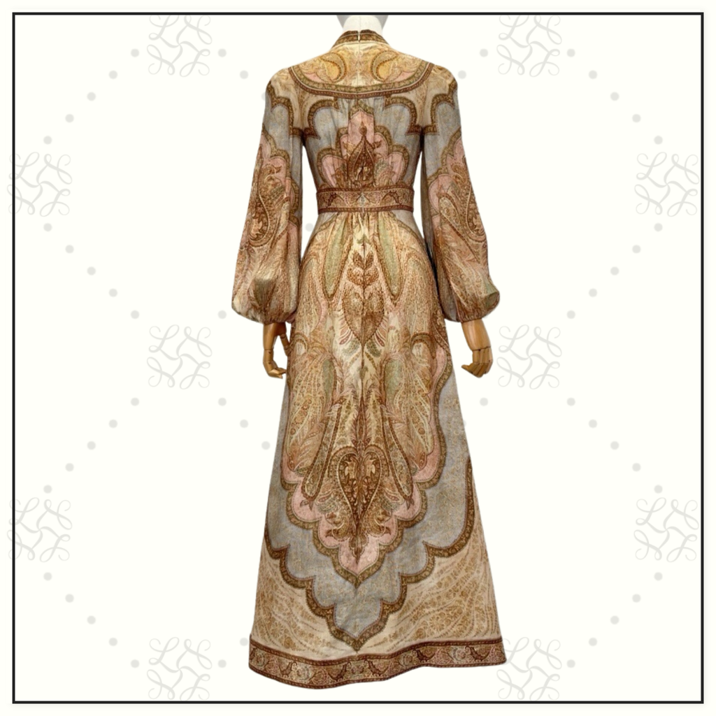 WANDERLUST PLUNGE MIDI DRESS