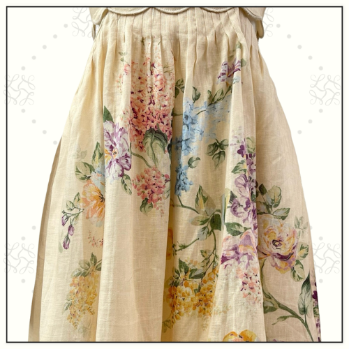 HALLIDAY SCALLOP NECK MIDI DRESS