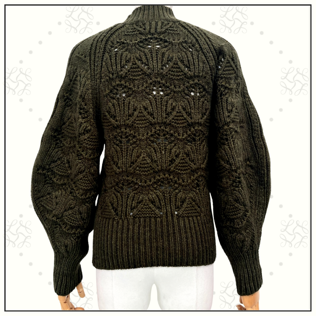 HYPNOTIC WOOL CABLE KNIT SWEATER