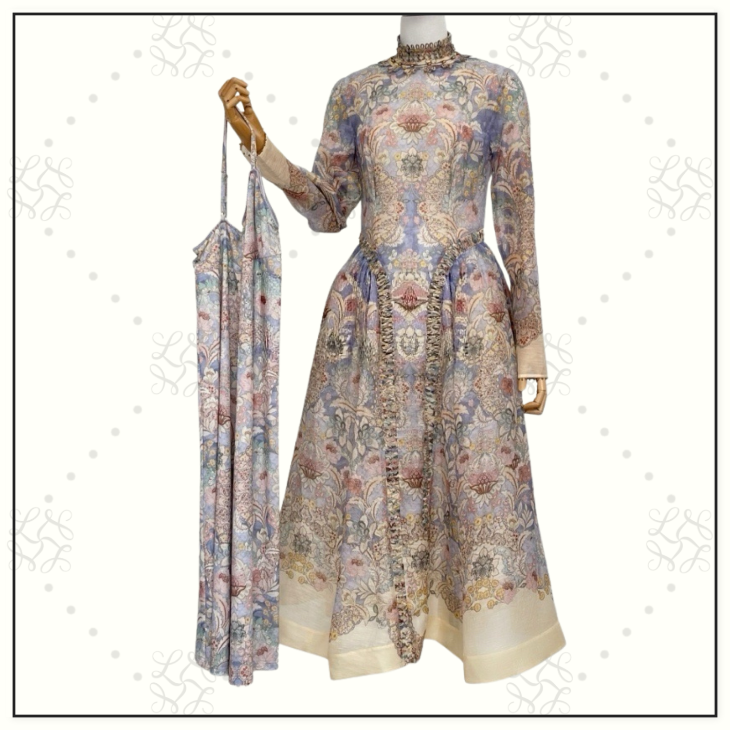 REBELLION BEADED MIDI DRESS