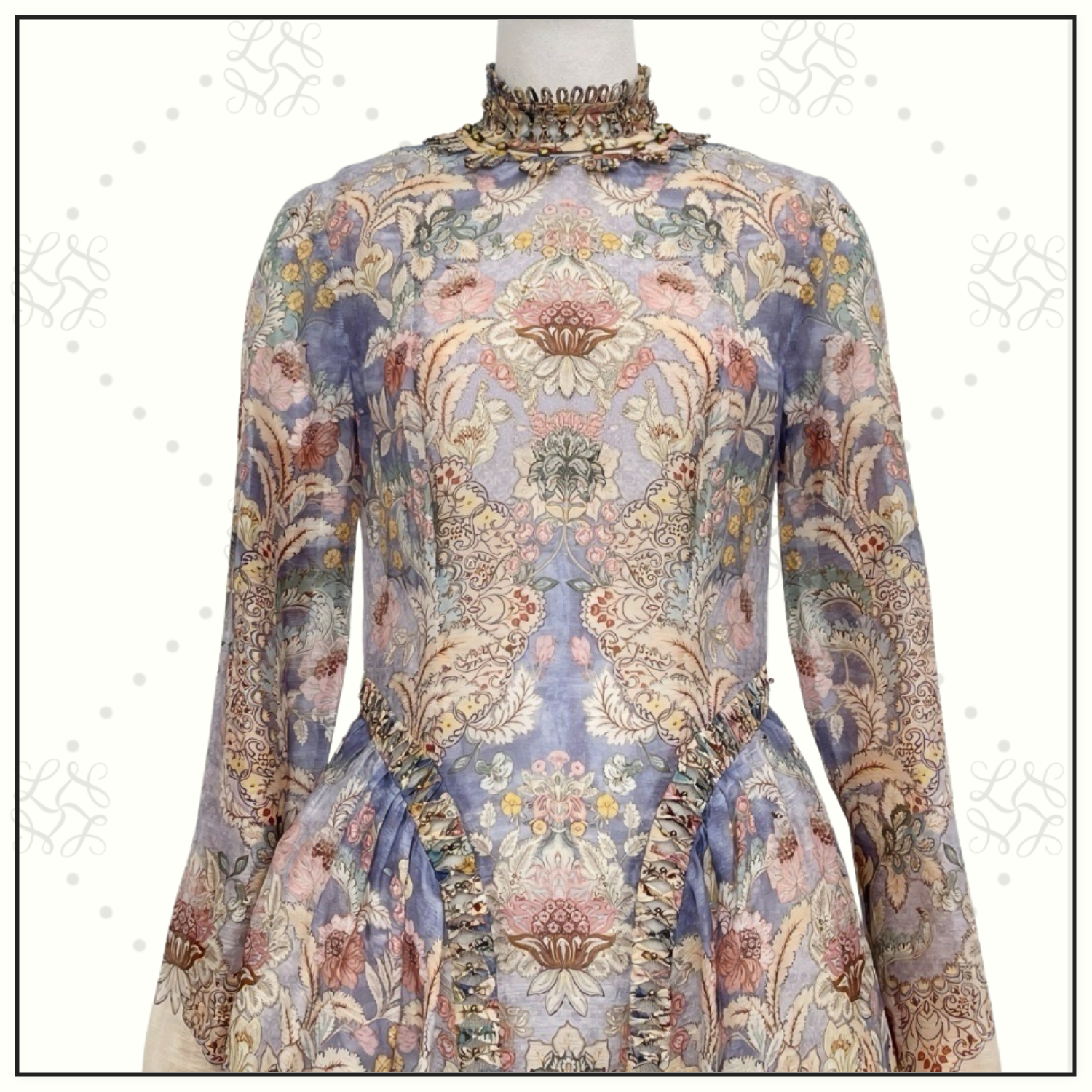 REBELLION BEADED MIDI DRESS