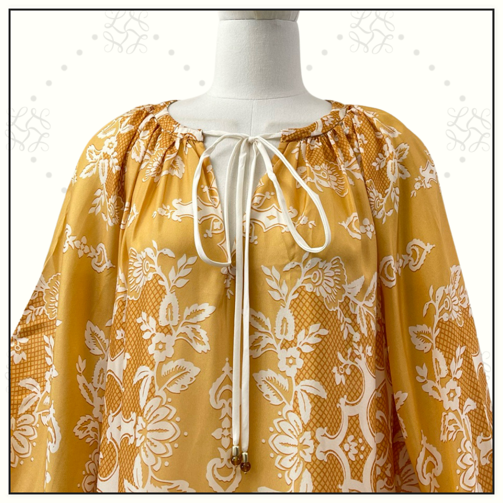 RAIE TIERED BILLOW SILK MINI DRESS