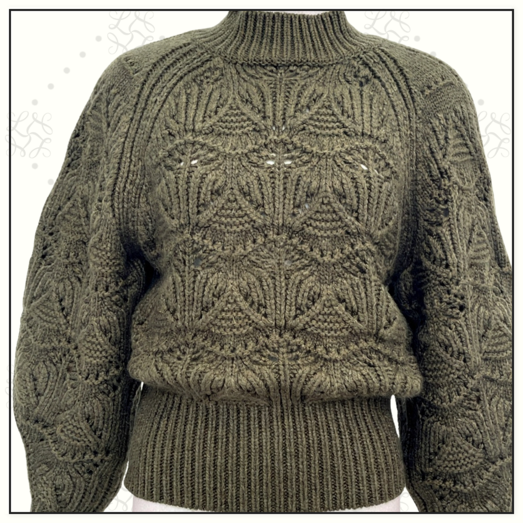 HYPNOTIC WOOL CABLE KNIT SWEATER