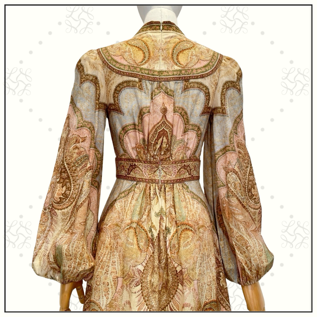 WANDERLUST PLUNGE MIDI DRESS