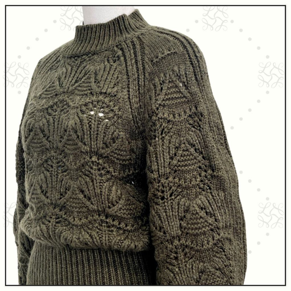 HYPNOTIC WOOL CABLE KNIT SWEATER