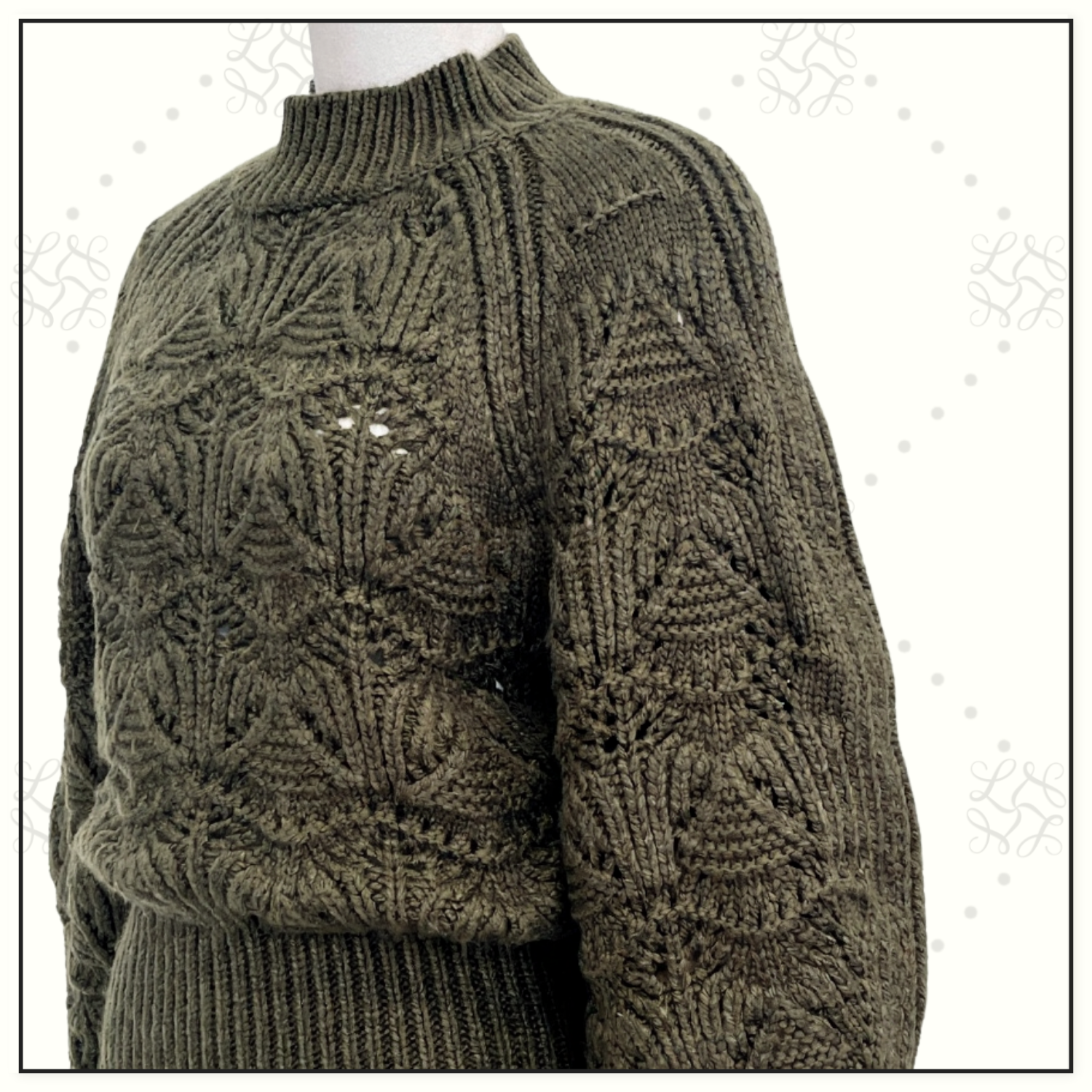 HYPNOTIC WOOL CABLE KNIT SWEATER