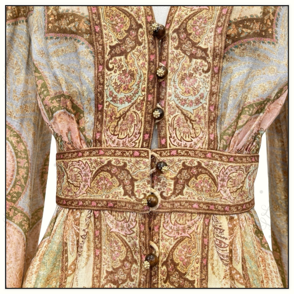 WANDERLUST PLUNGE MIDI DRESS