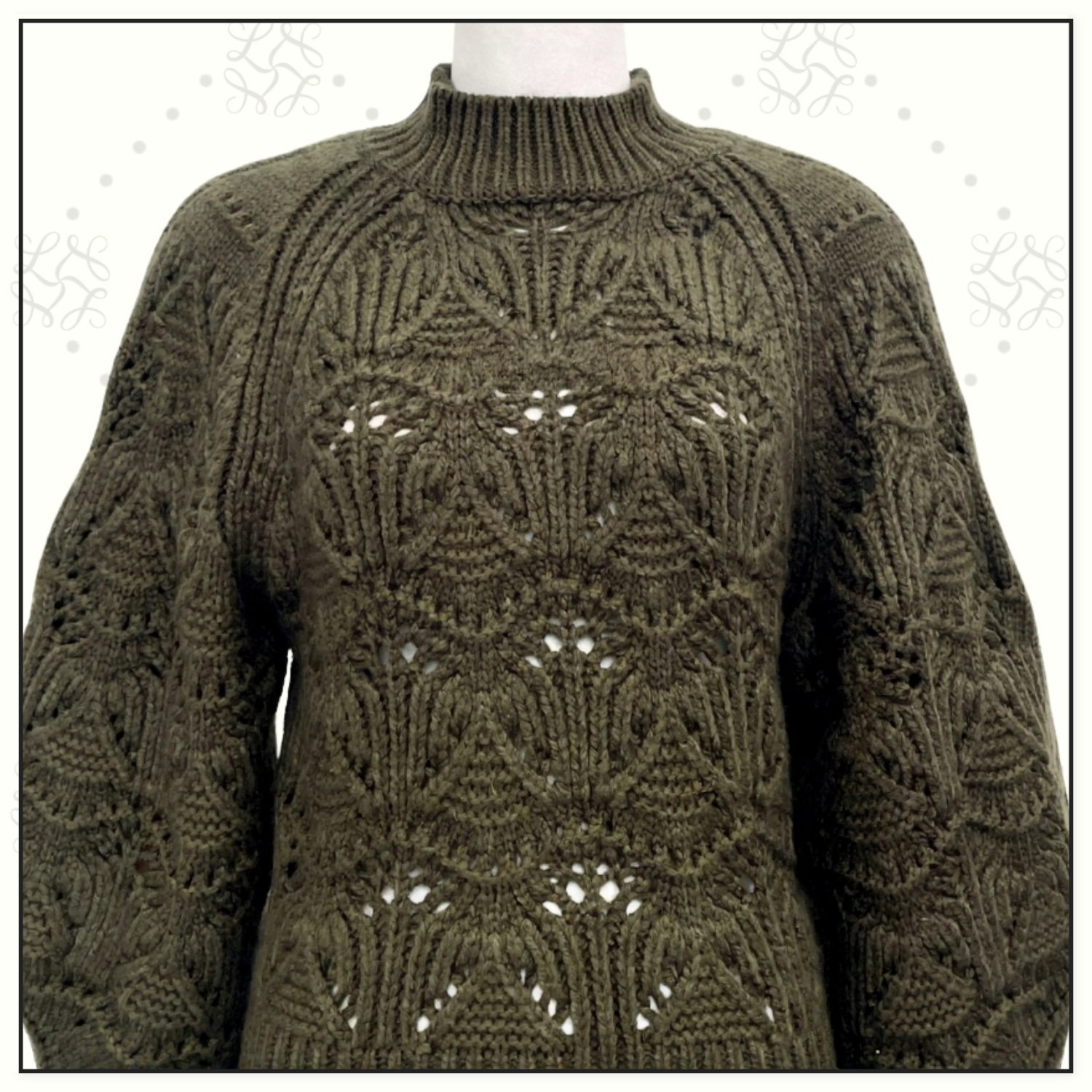 HYPNOTIC WOOL CABLE KNIT SWEATER