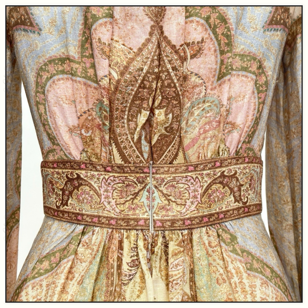 WANDERLUST PLUNGE MIDI DRESS