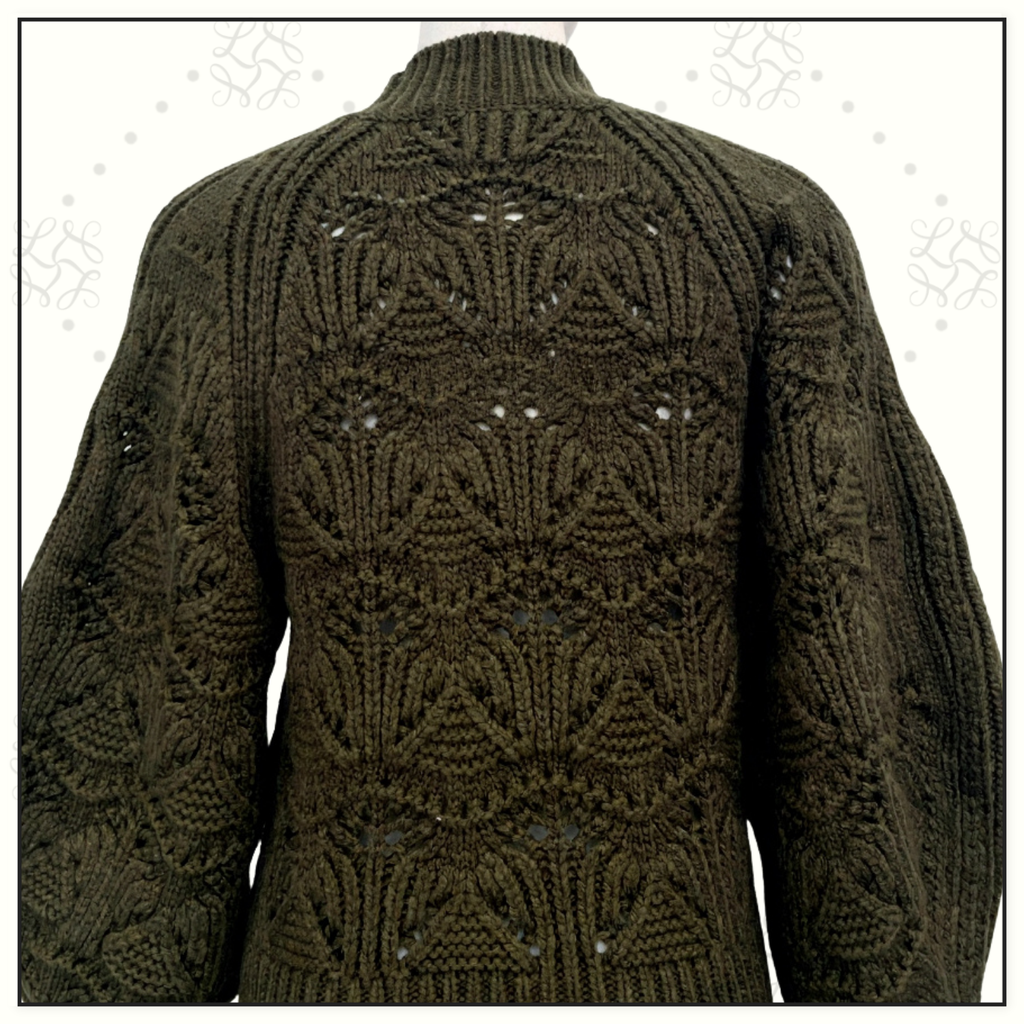 HYPNOTIC WOOL CABLE KNIT SWEATER