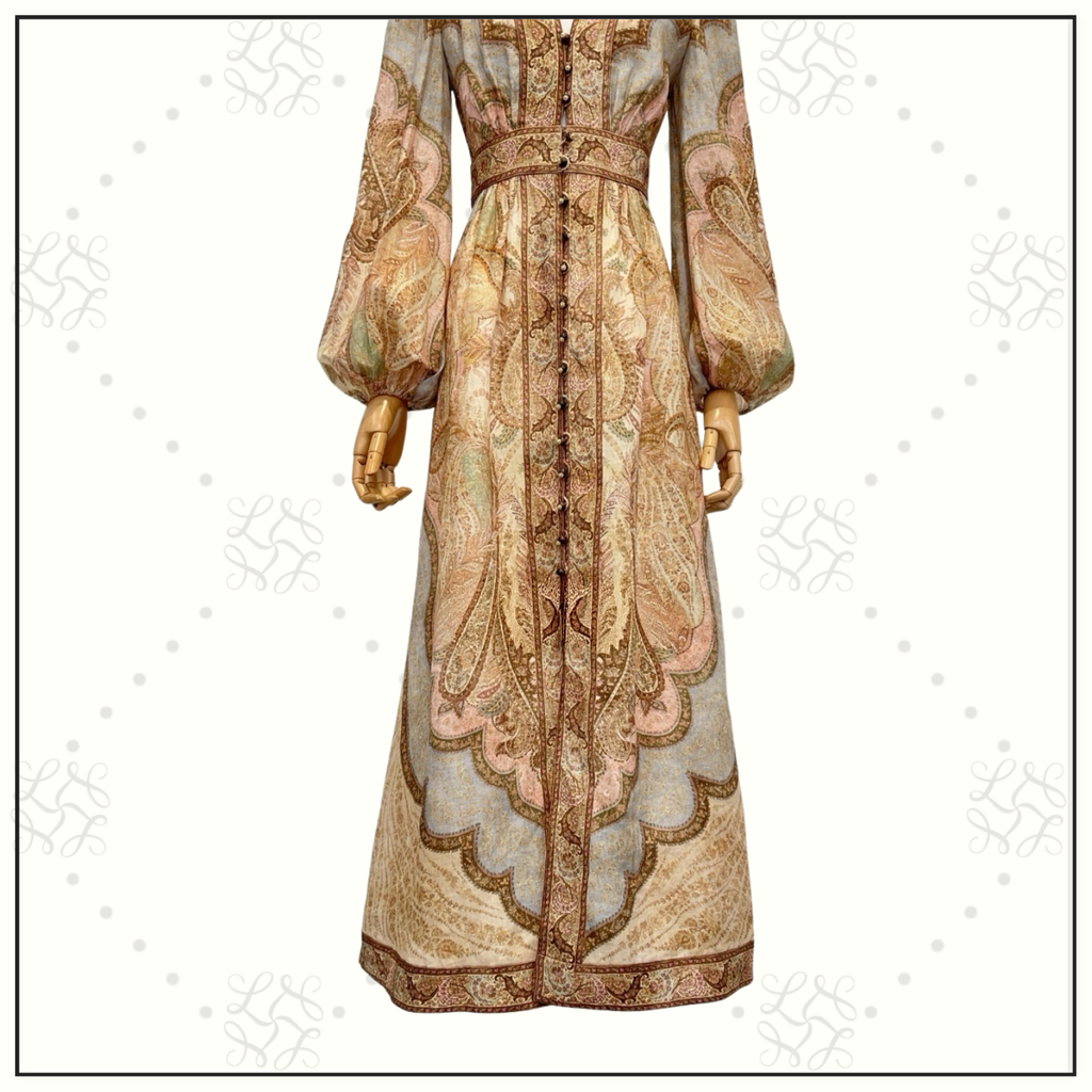 WANDERLUST PLUNGE MIDI DRESS