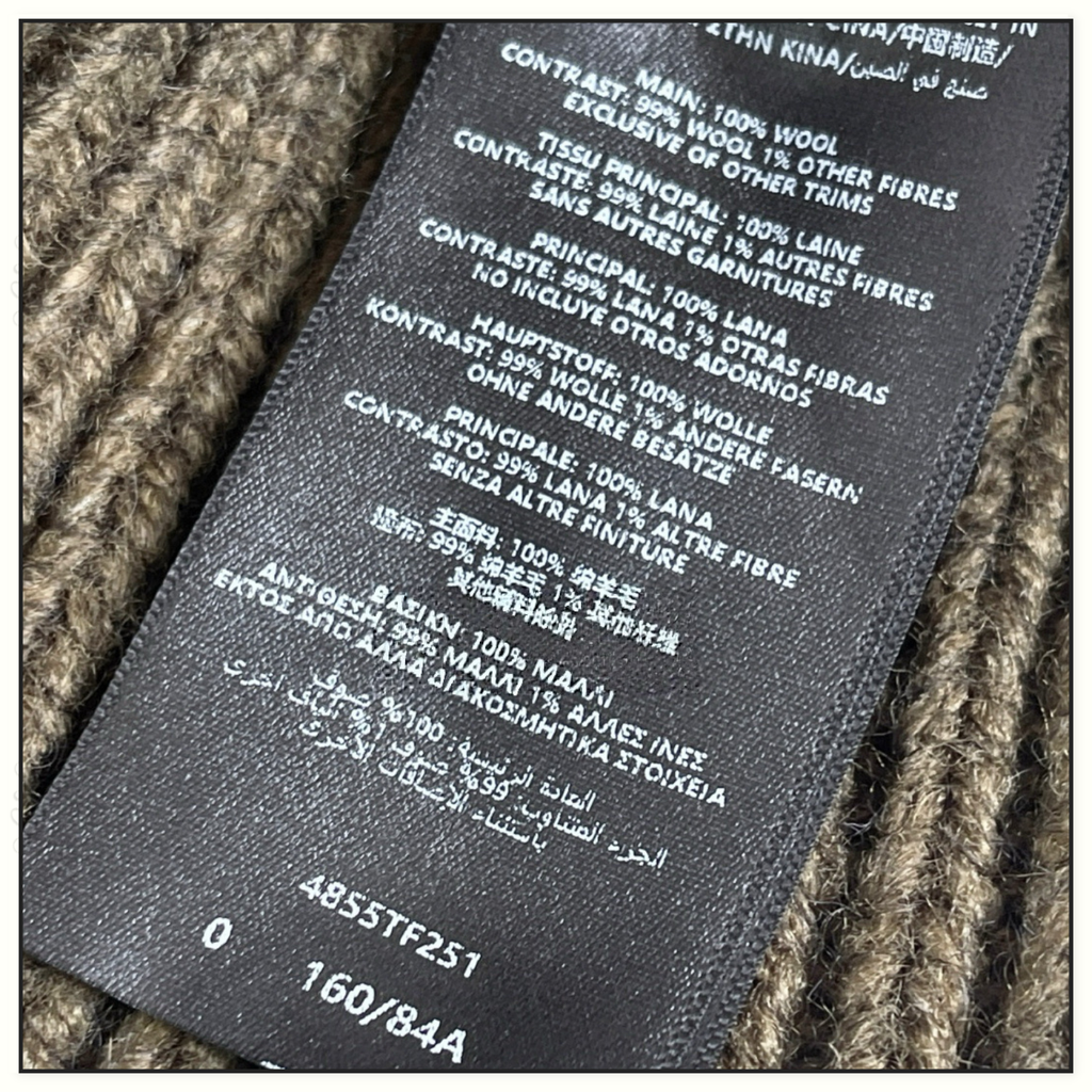 HYPNOTIC WOOL CABLE KNIT SWEATER