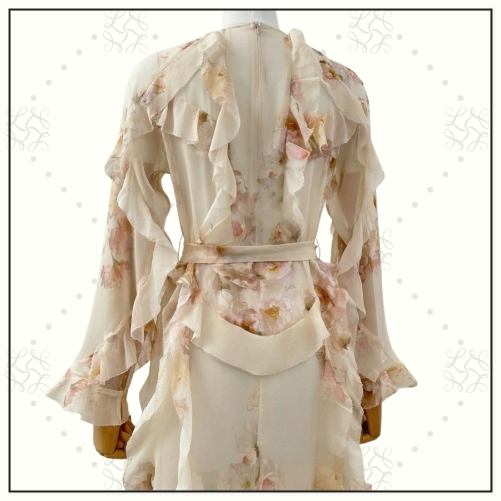 HYPNOTIC FRILL MAXI DRESS