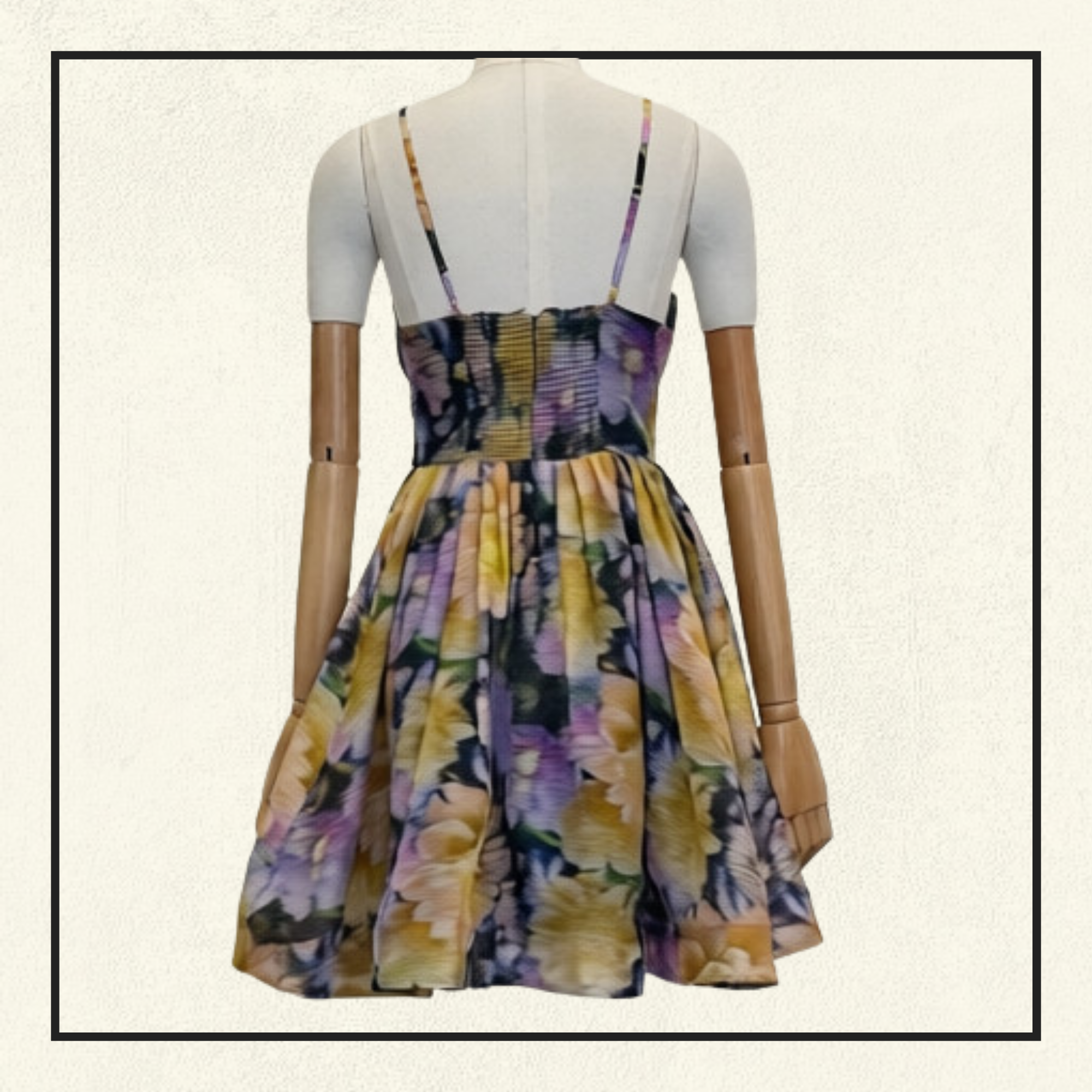LUNA V NECK MINI DRESS