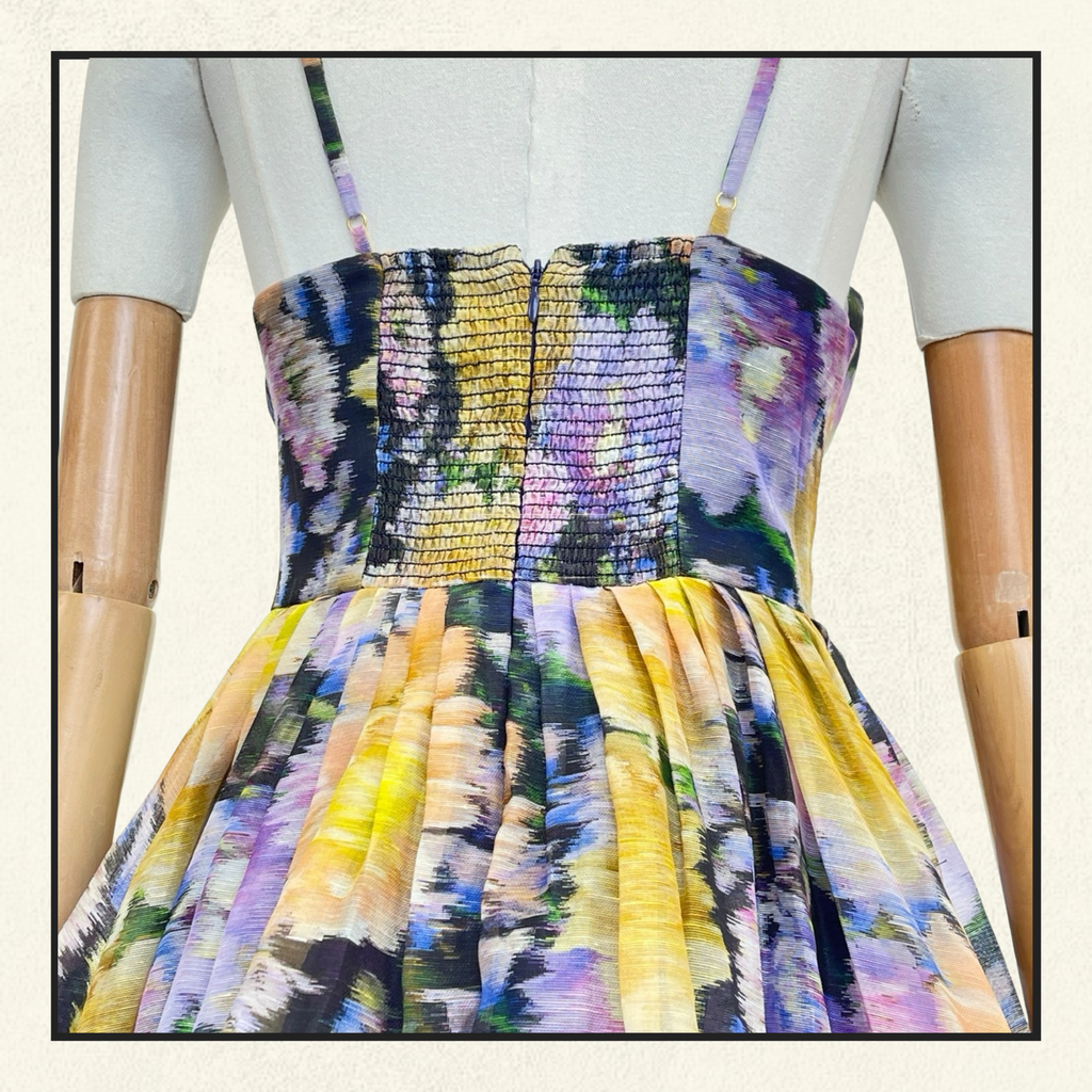 LUNA V NECK MINI DRESS