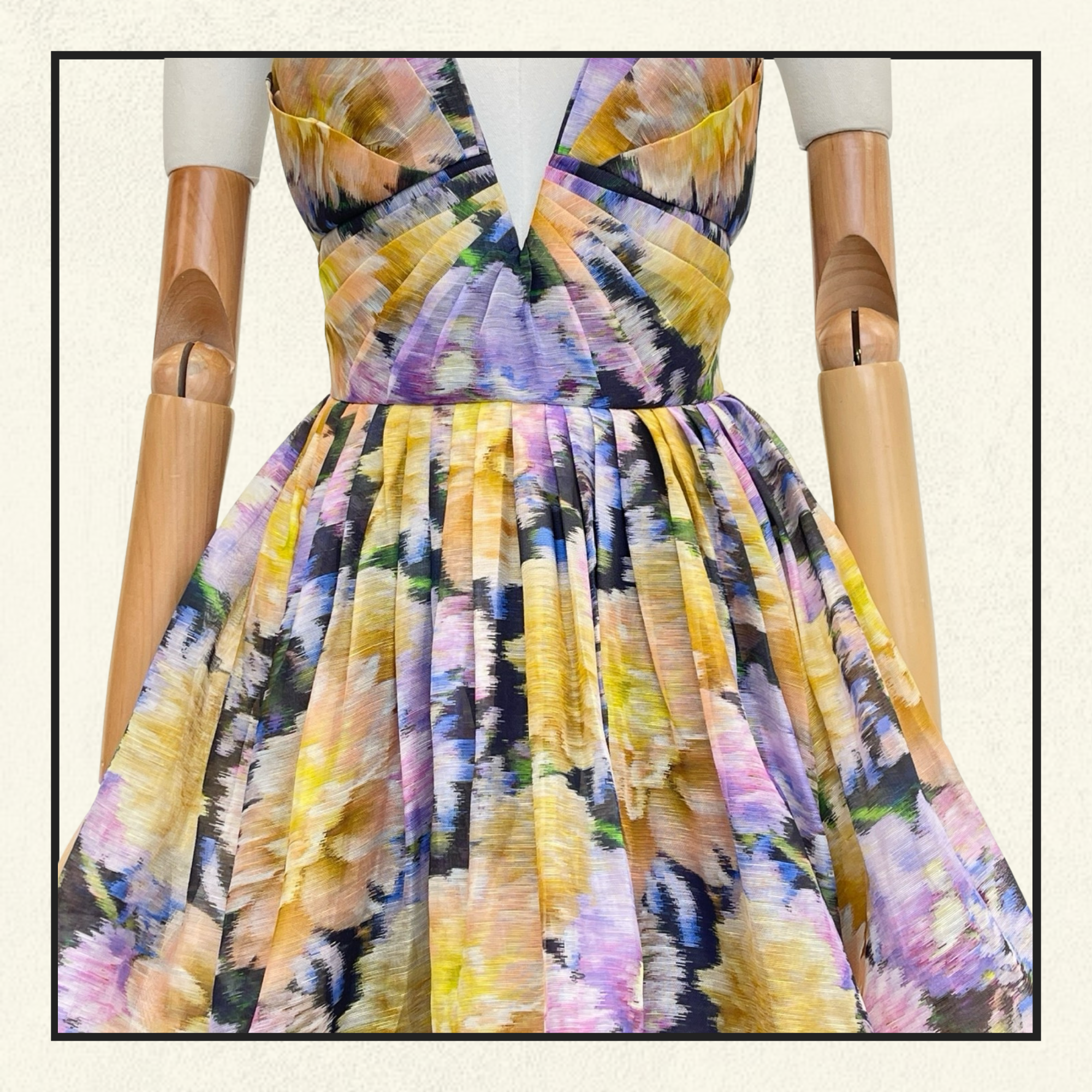 LUNA V NECK MINI DRESS