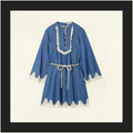 AWAKEN BELTED DENIM MINI DRESS