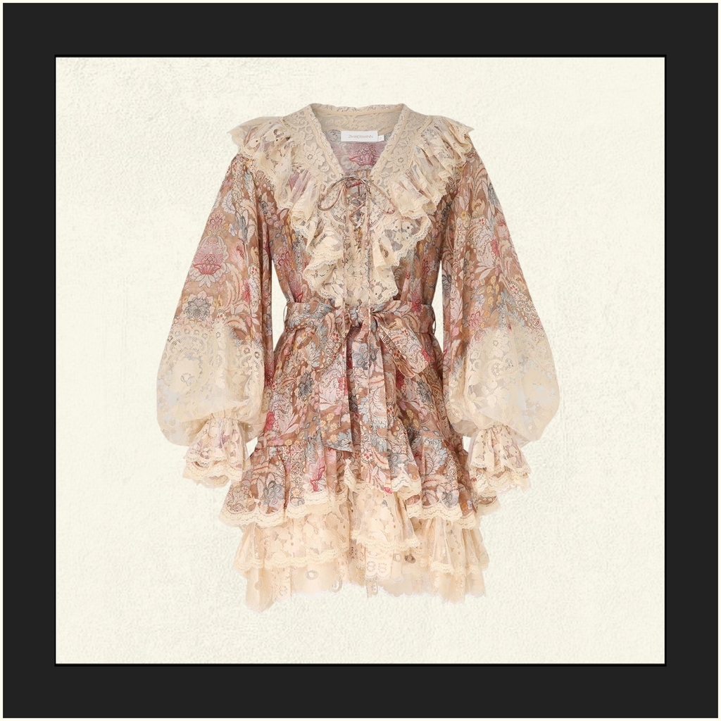 REBELLION LACE-UP MINI DRESS