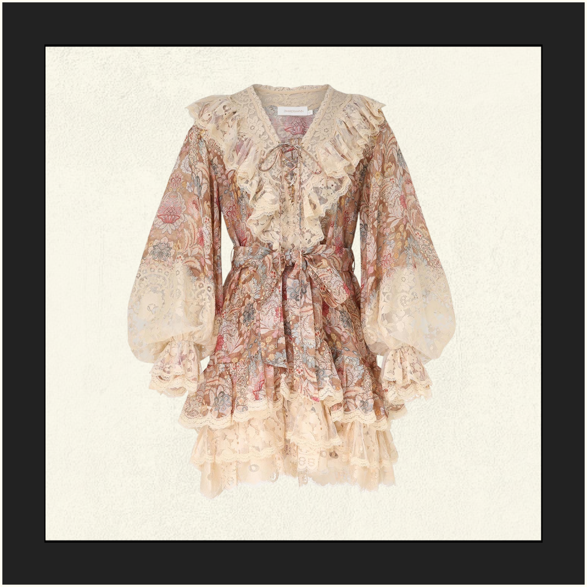 REBELLION LACE-UP MINI DRESS