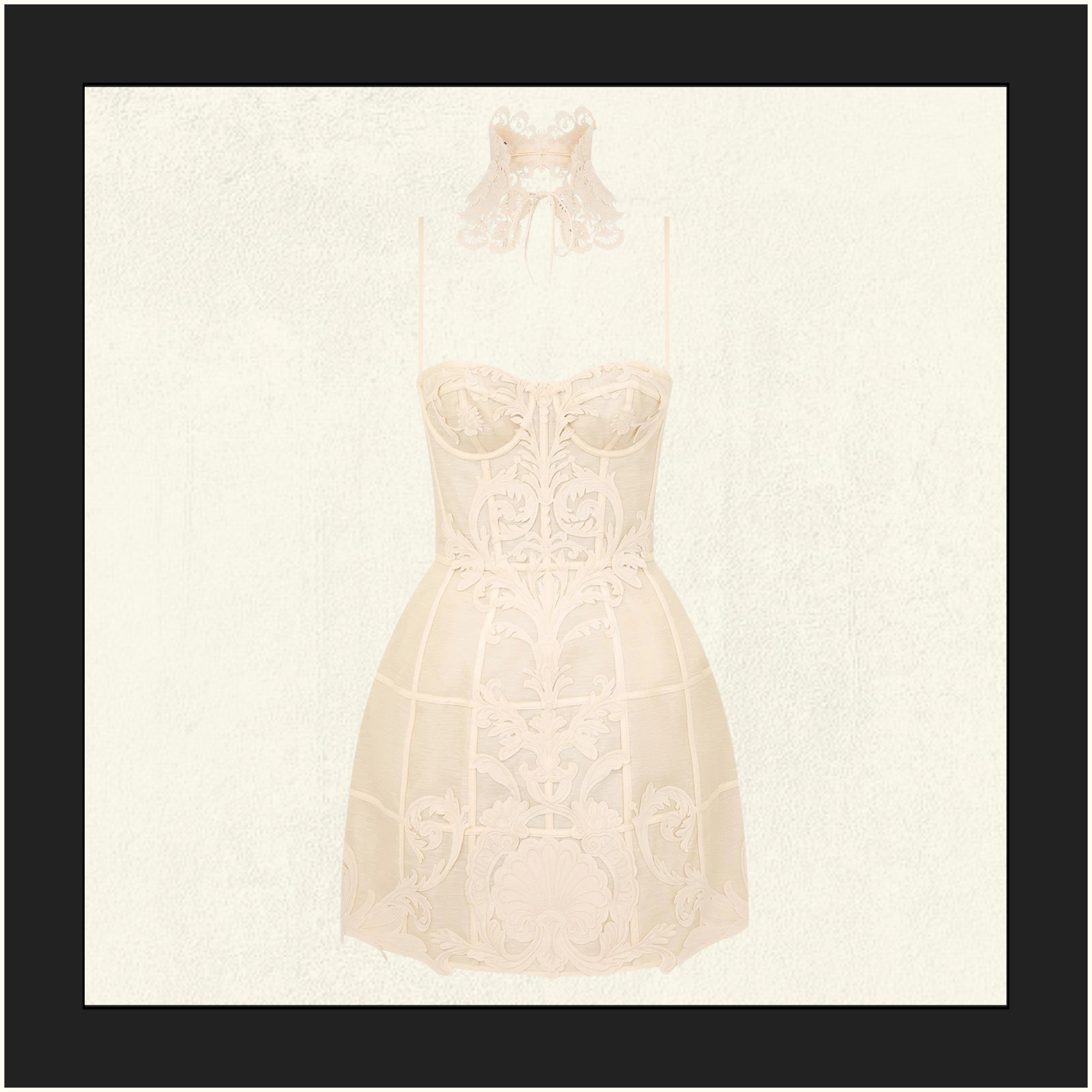 REBELLION FILIGREE MINI DRESS