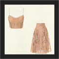REBELLION BEADED BODICE & MIDI SKIRT