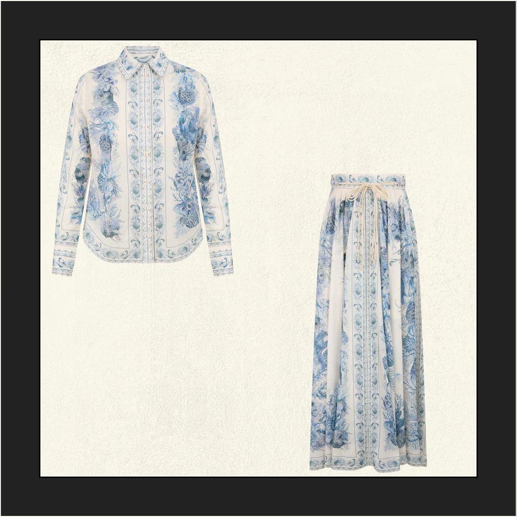 WANDERLUST BODY SHIRT & MAXI SKIRT