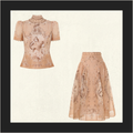 REBELLION BEADED TOP & SKIRT