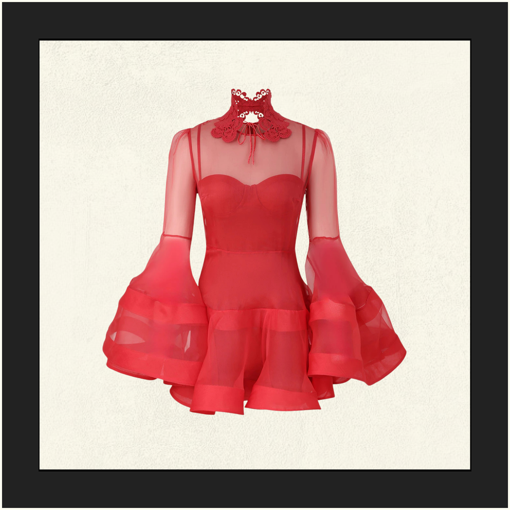 REBELLION LANTERN MINI DRESS