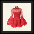 REBELLION LANTERN MINI DRESS