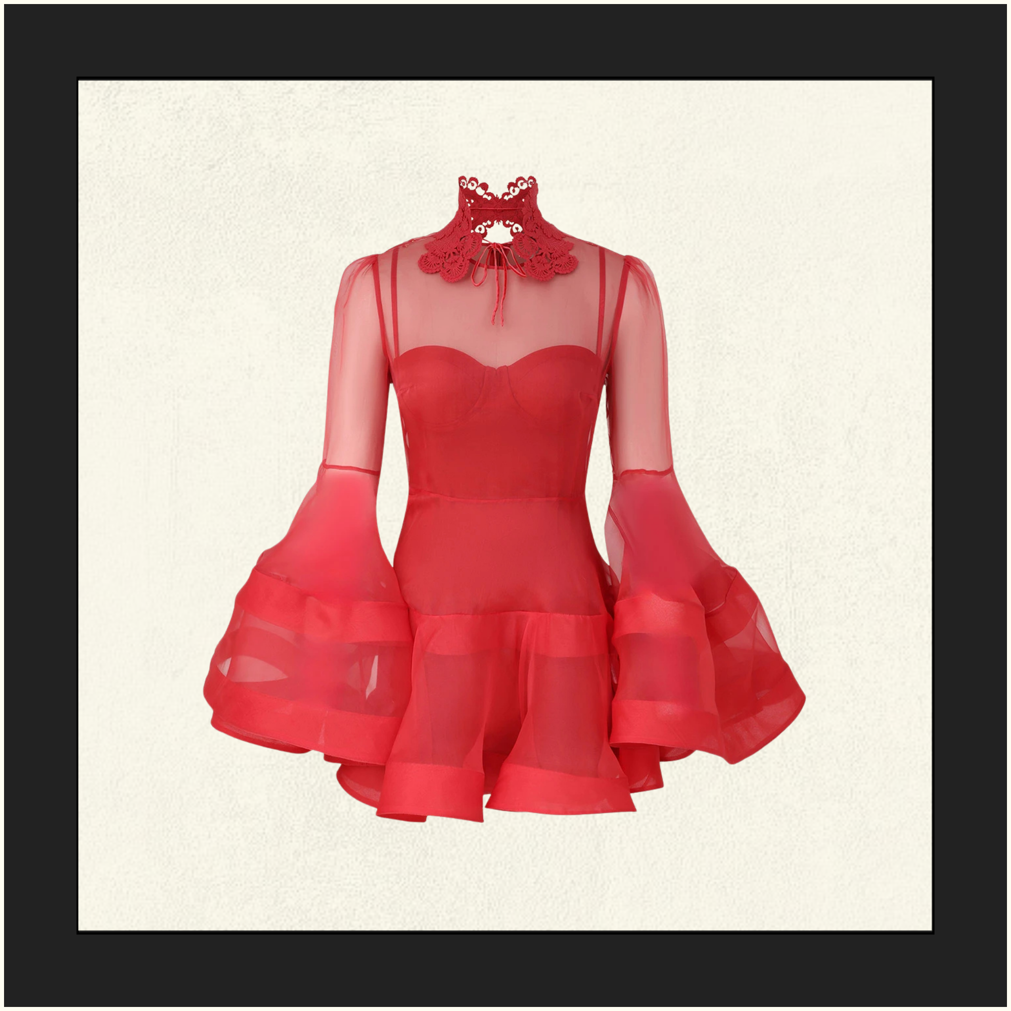 REBELLION LANTERN MINI DRESS