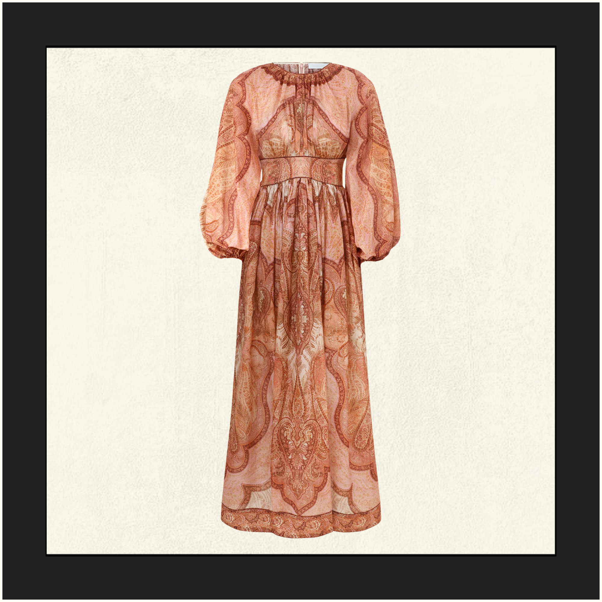 WANDERLUST PLUNGE MIDI DRESS