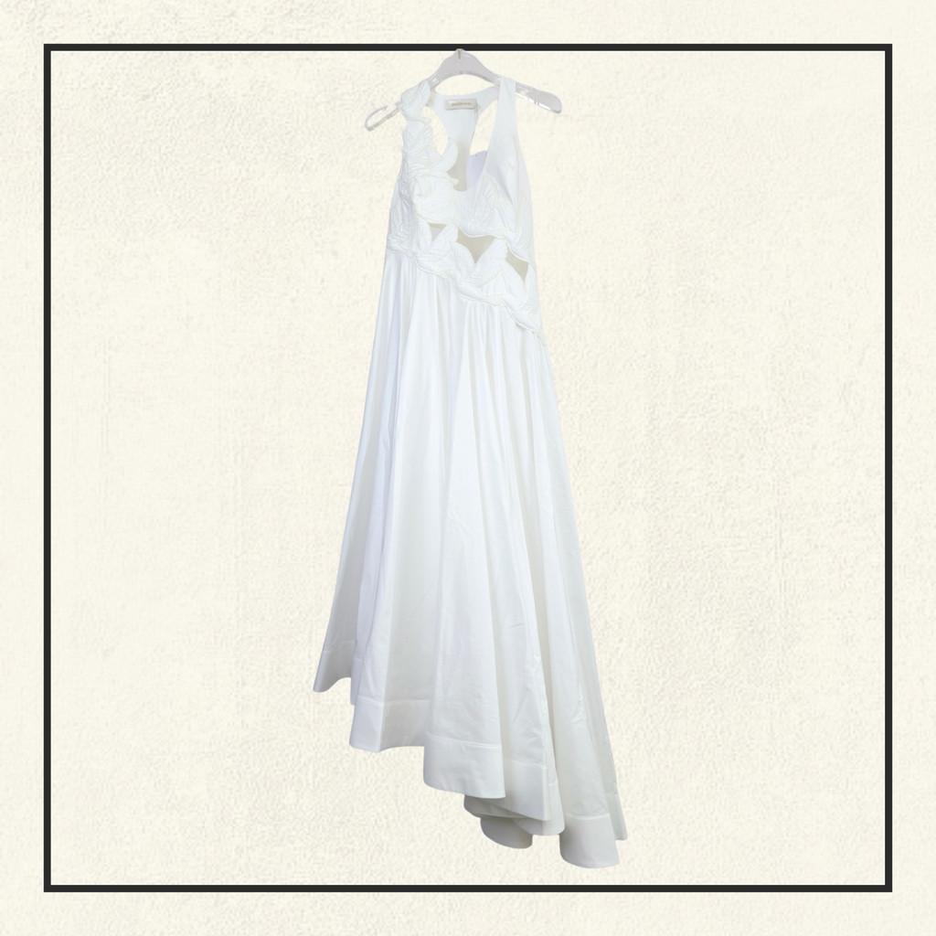 LUNA APPLIQUE MIDI DRESS