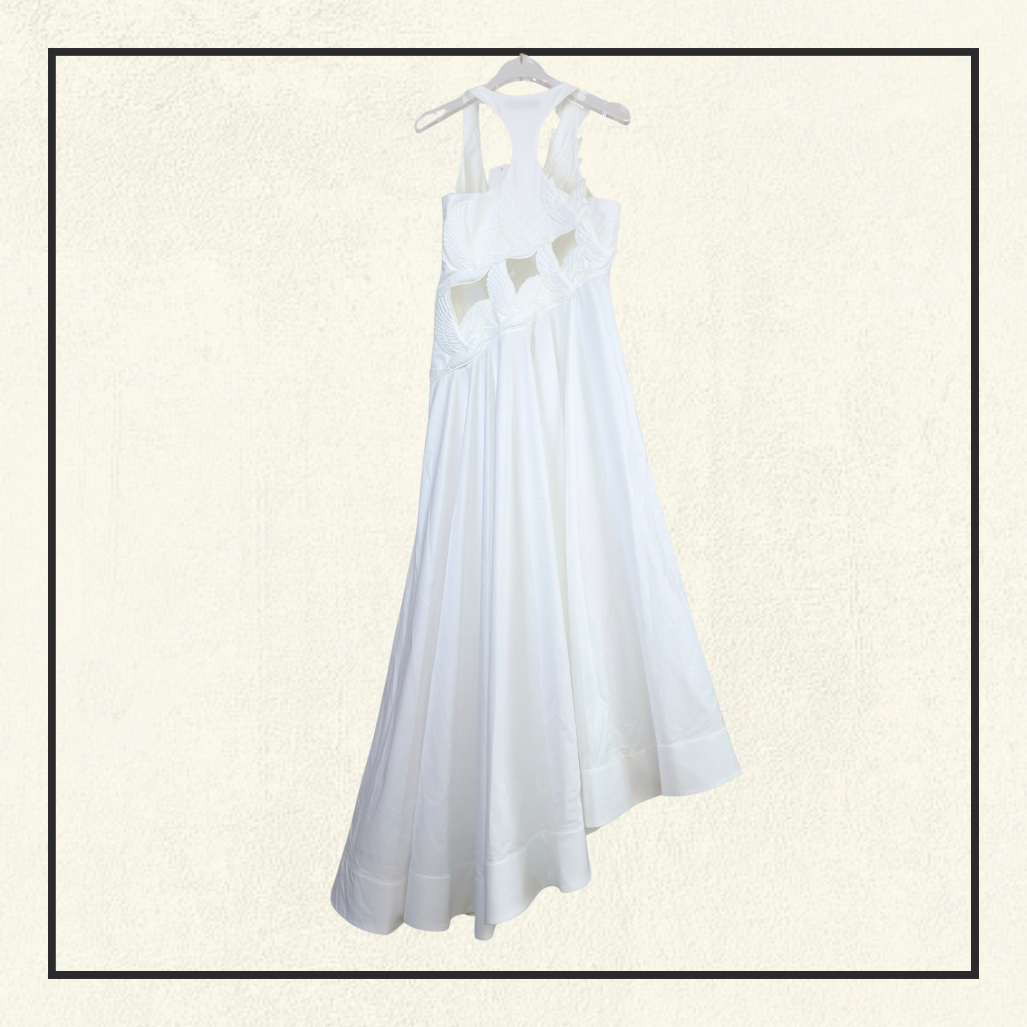 LUNA APPLIQUE MIDI DRESS