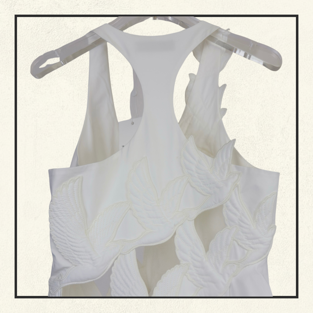 LUNA APPLIQUE MIDI DRESS