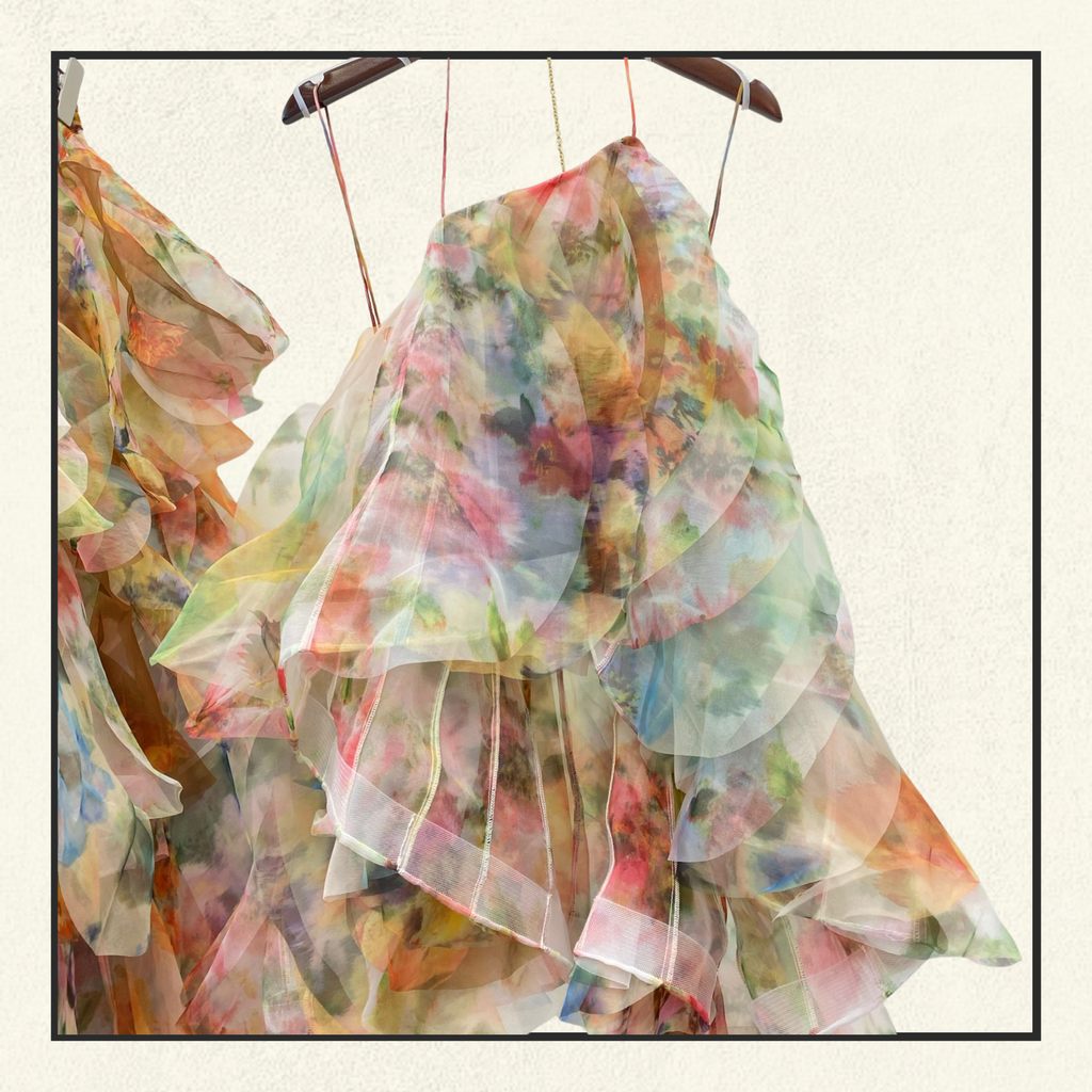 LUNA FANNED CAMISOLE & MAXI SKIRT