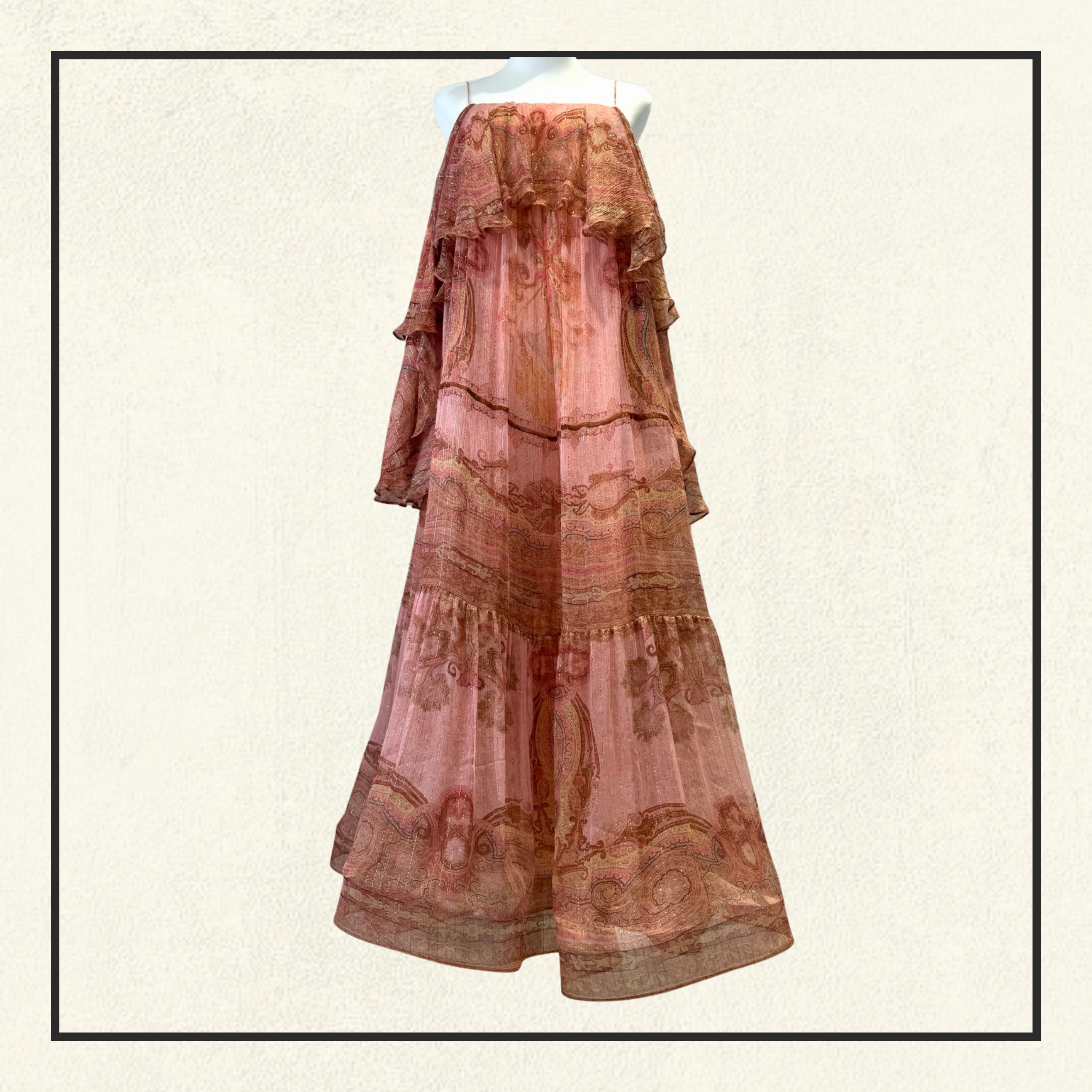 SUNDANCE FRILL MAXI DRESS
