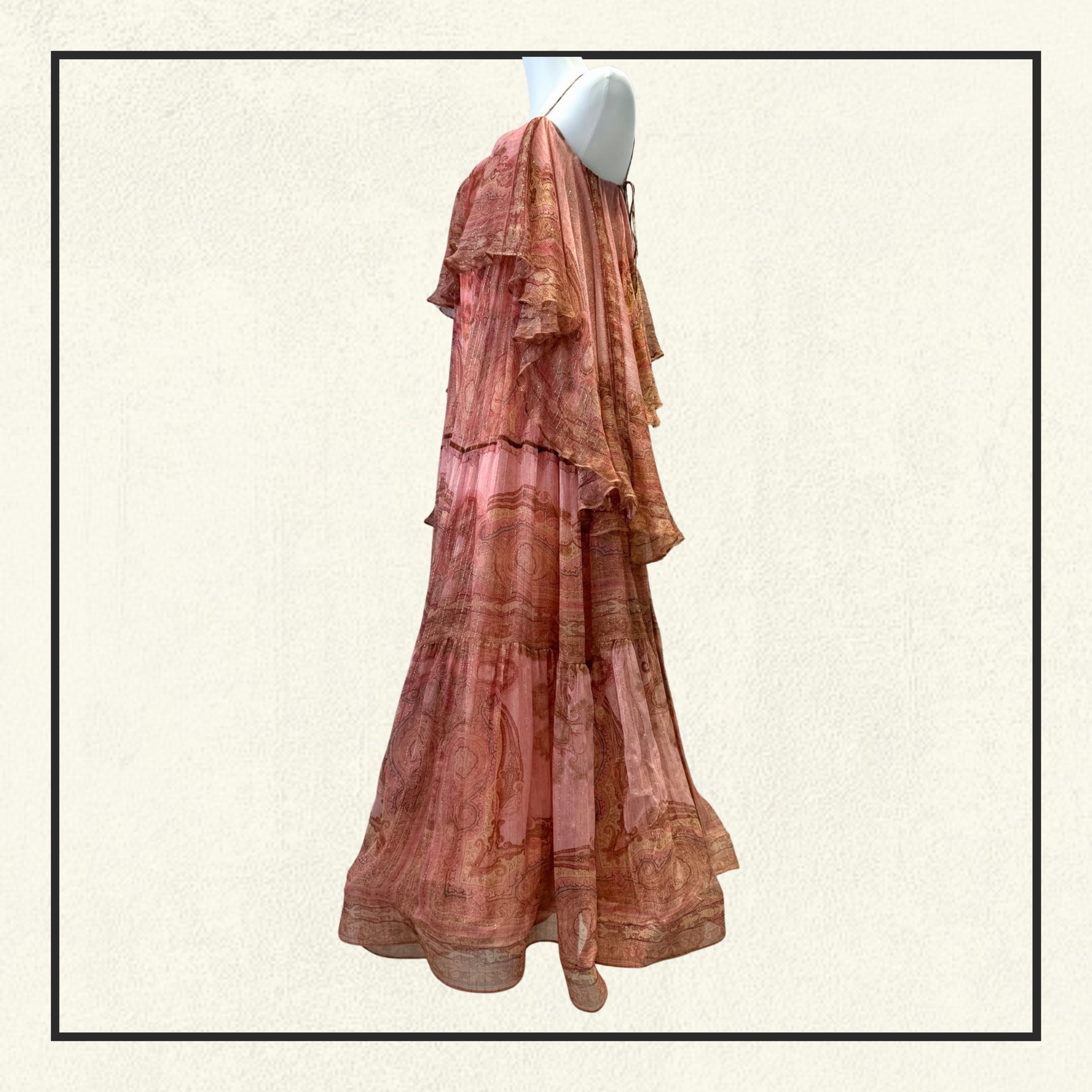 SUNDANCE FRILL MAXI DRESS