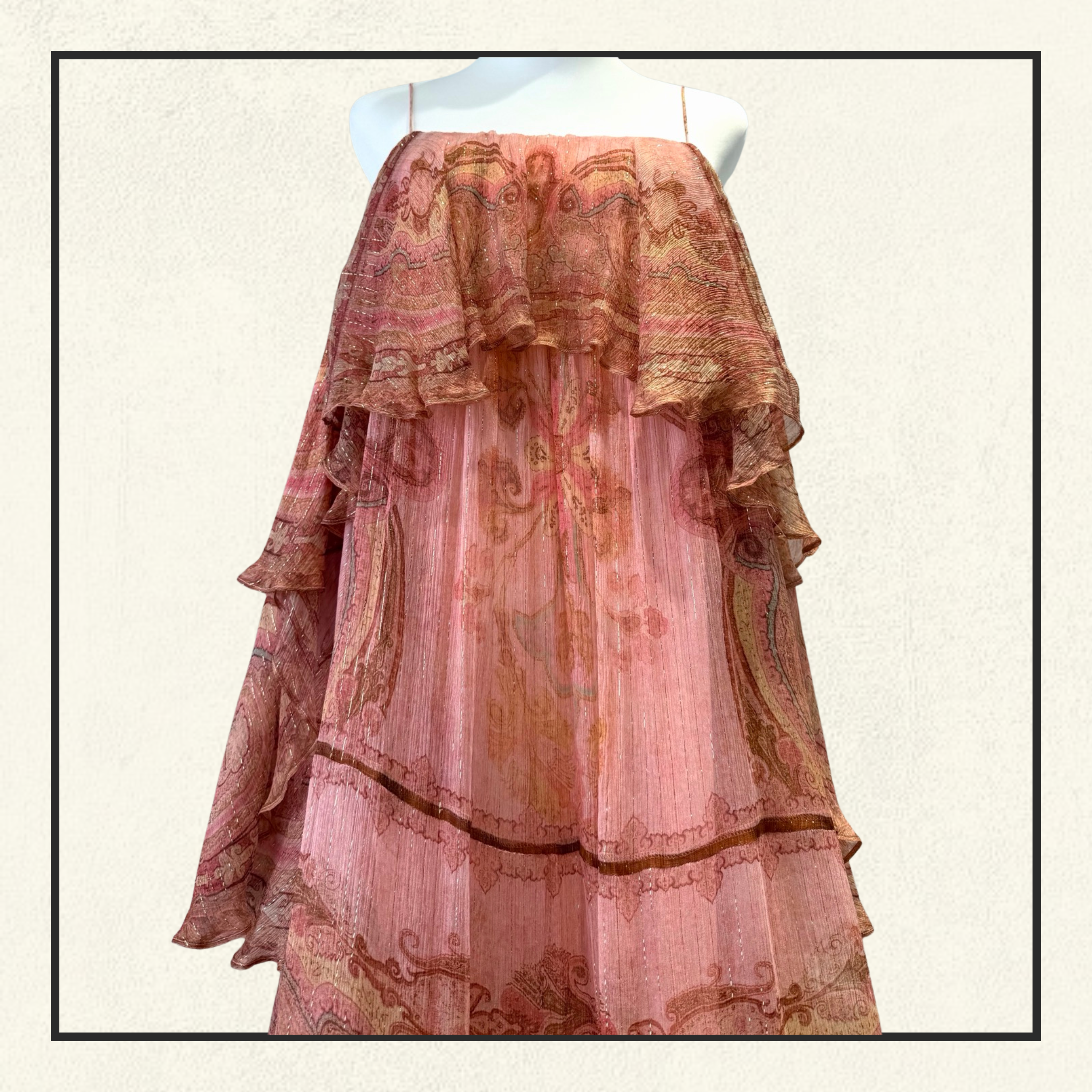 SUNDANCE FRILL MAXI DRESS