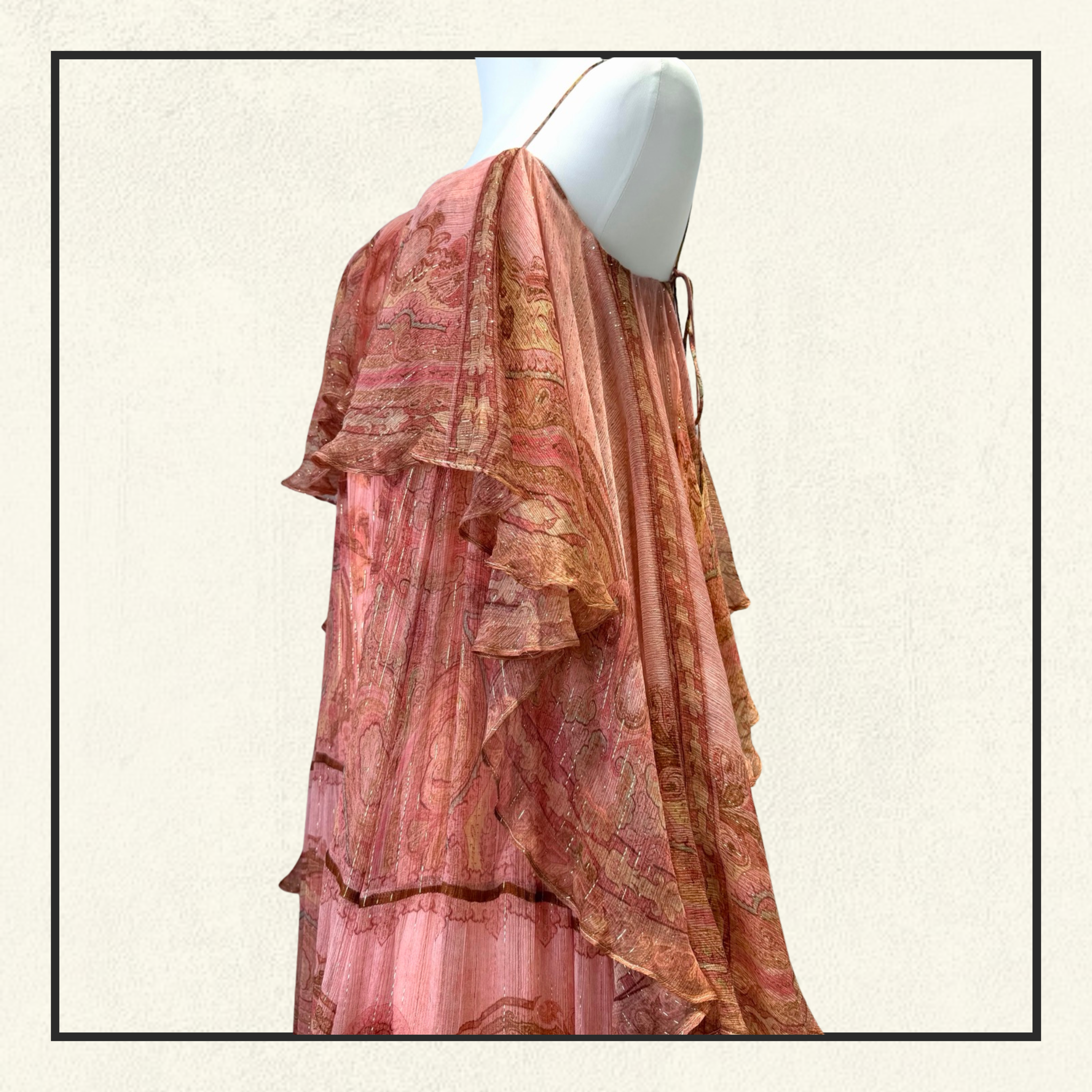 SUNDANCE FRILL MAXI DRESS
