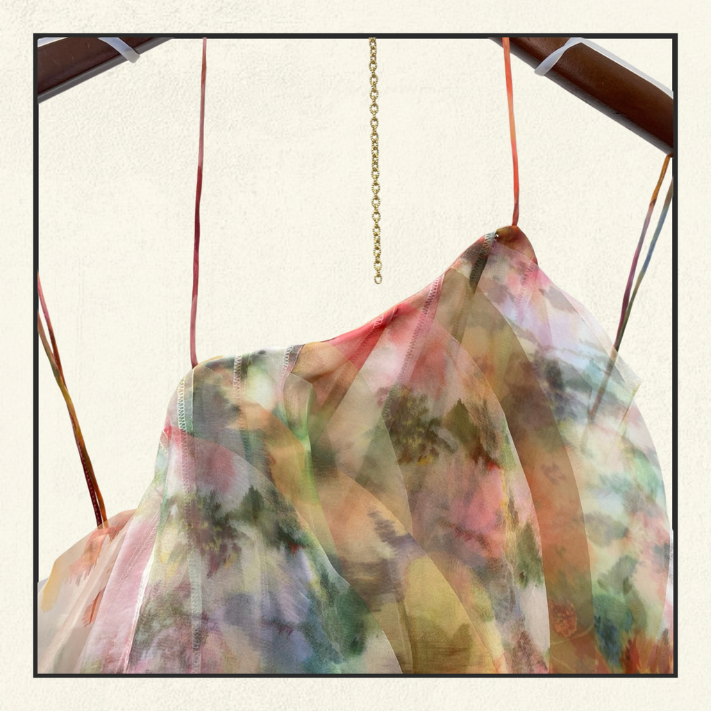 LUNA FANNED CAMISOLE & MAXI SKIRT