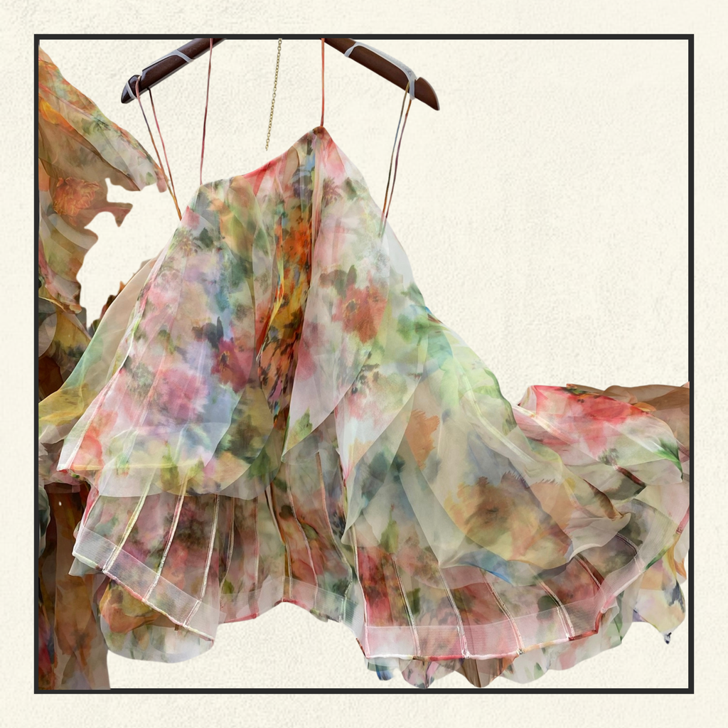 LUNA FANNED CAMISOLE & MAXI SKIRT