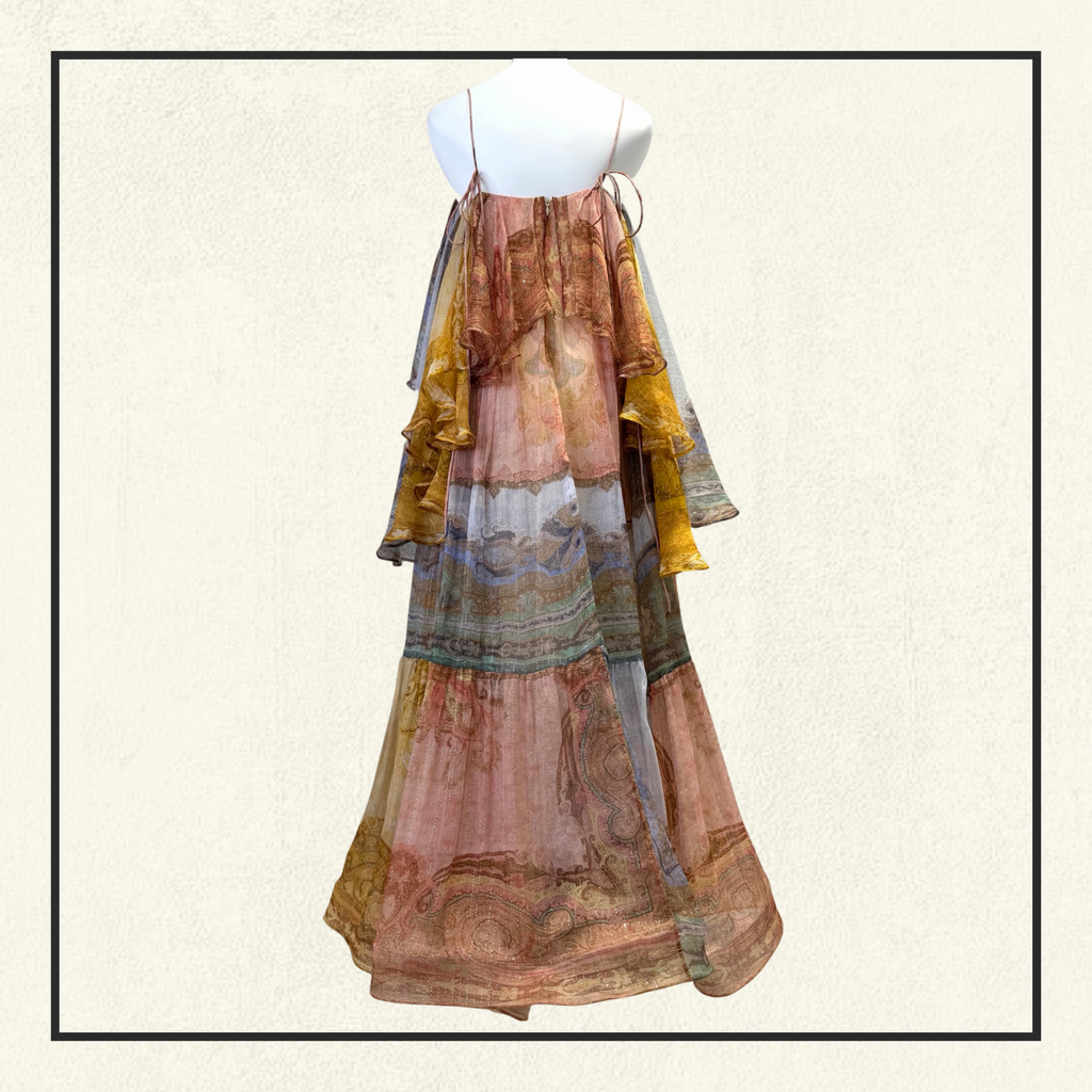 SUNDANCE SILK BLEND MAXI DRESS