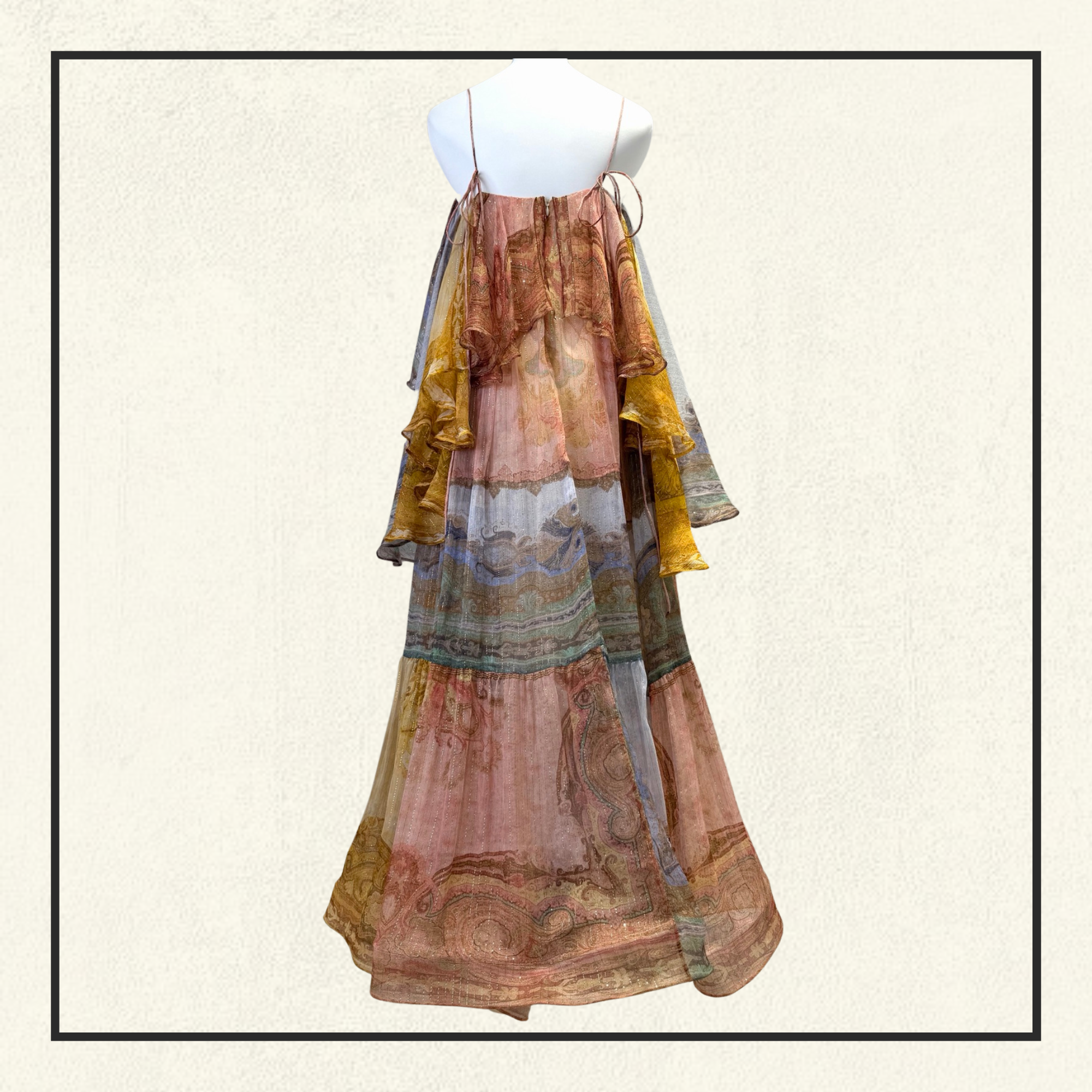 SUNDANCE SILK BLEND MAXI DRESS
